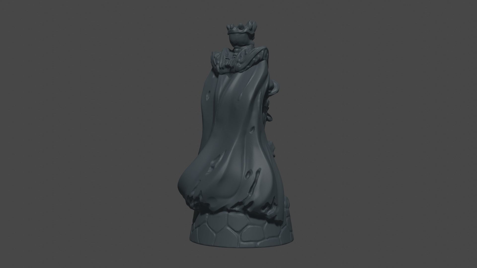 Fantasy undead army chess set  3D print model_5