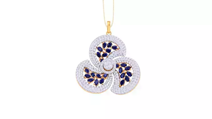 Women Pendant 3dm STL OBJ FBX Renders Details 3D print model