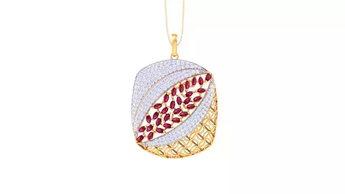 Women Pendant 3dm STL OBJ FBX Renders Details 3D print model