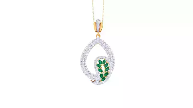Women Pendant 3dm STL OBJ FBX Renders Details 3D print model