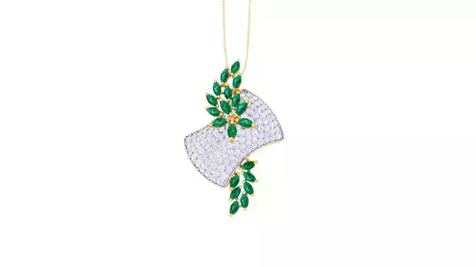 Women Pendant 3dm STL OBJ FBX Renders Details 3D print model