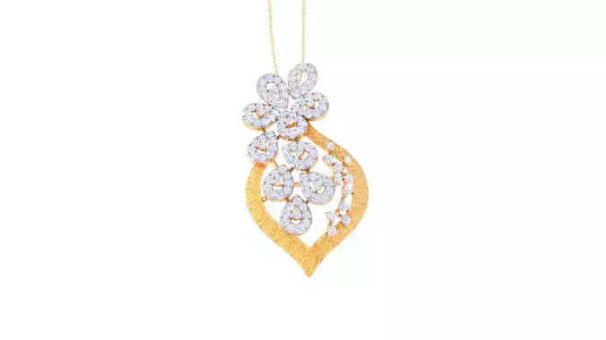 Women Pendant 3dm STL OBJ FBX Renders Details