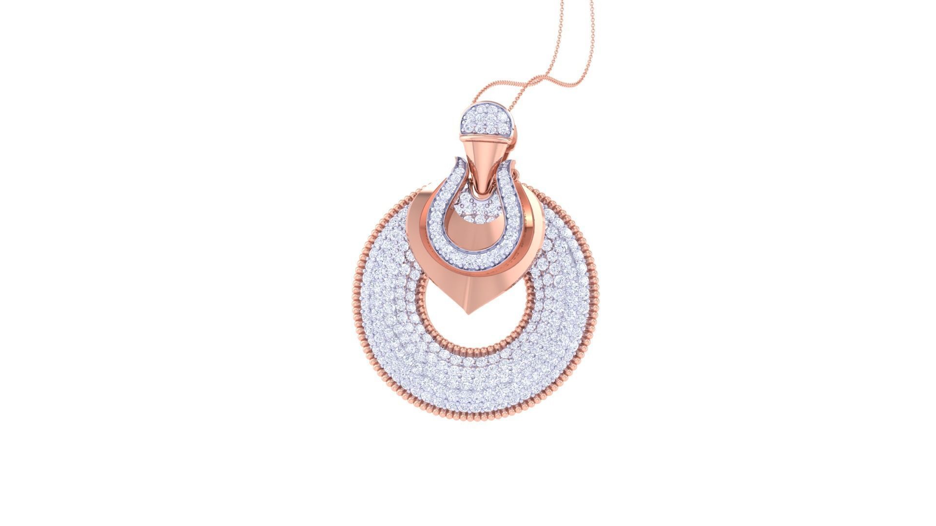 Women Pendant 3dm STL OBJ FBX Renders Details 3D print model_1