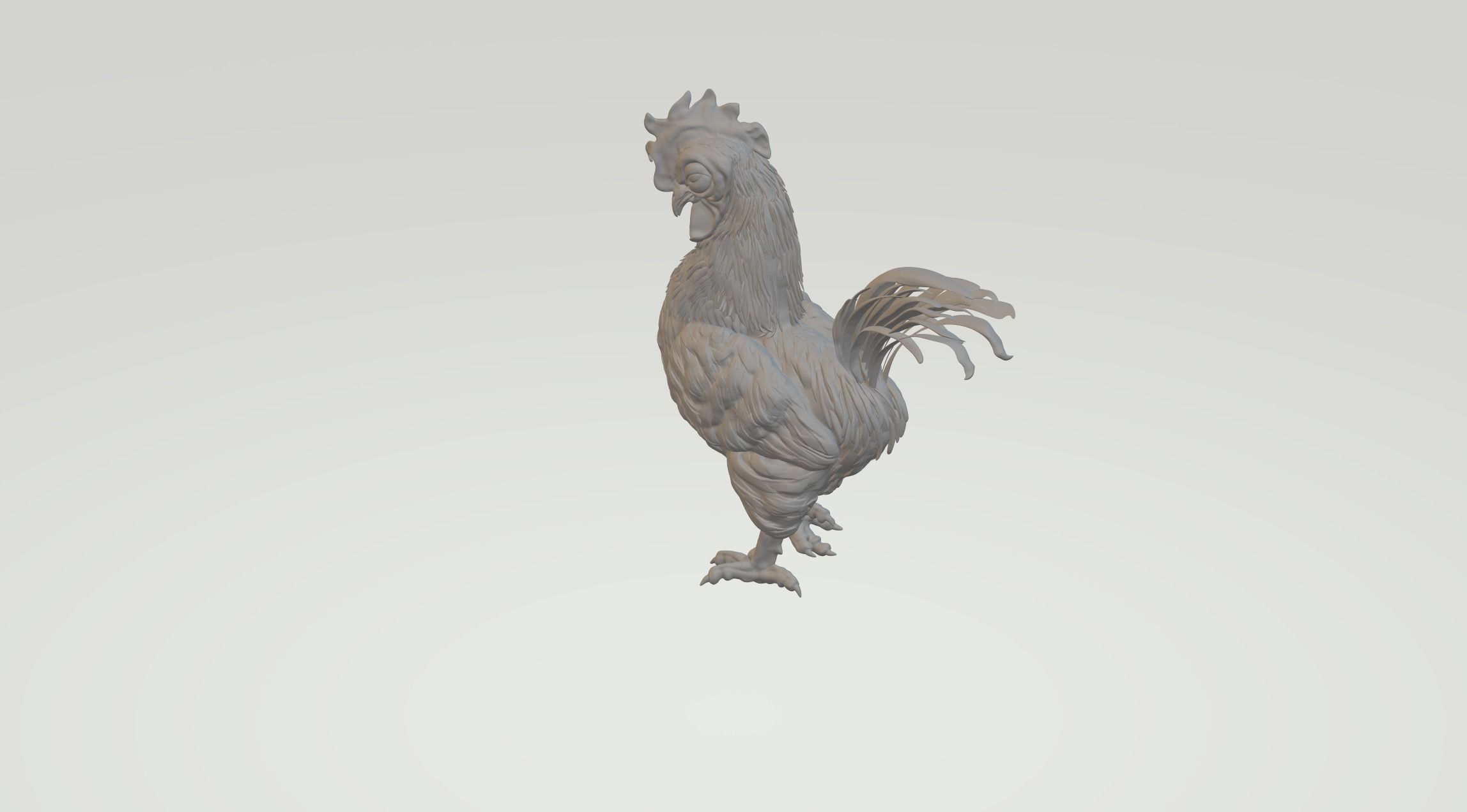 Rooster 3D print model_1