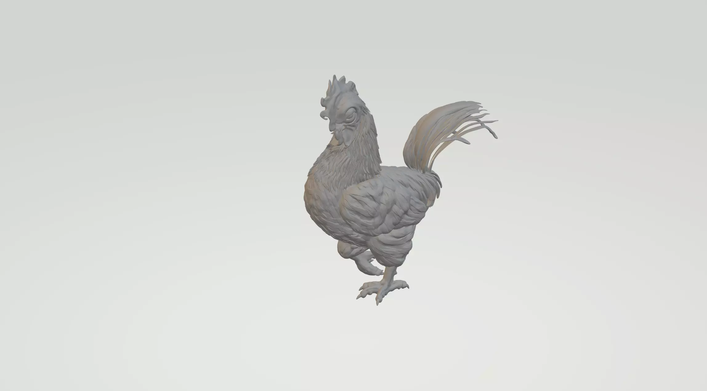 Rooster 3D print model_0