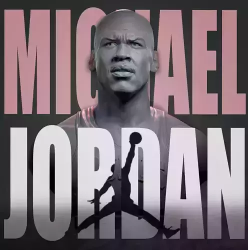 Michael Jordan 3D print model