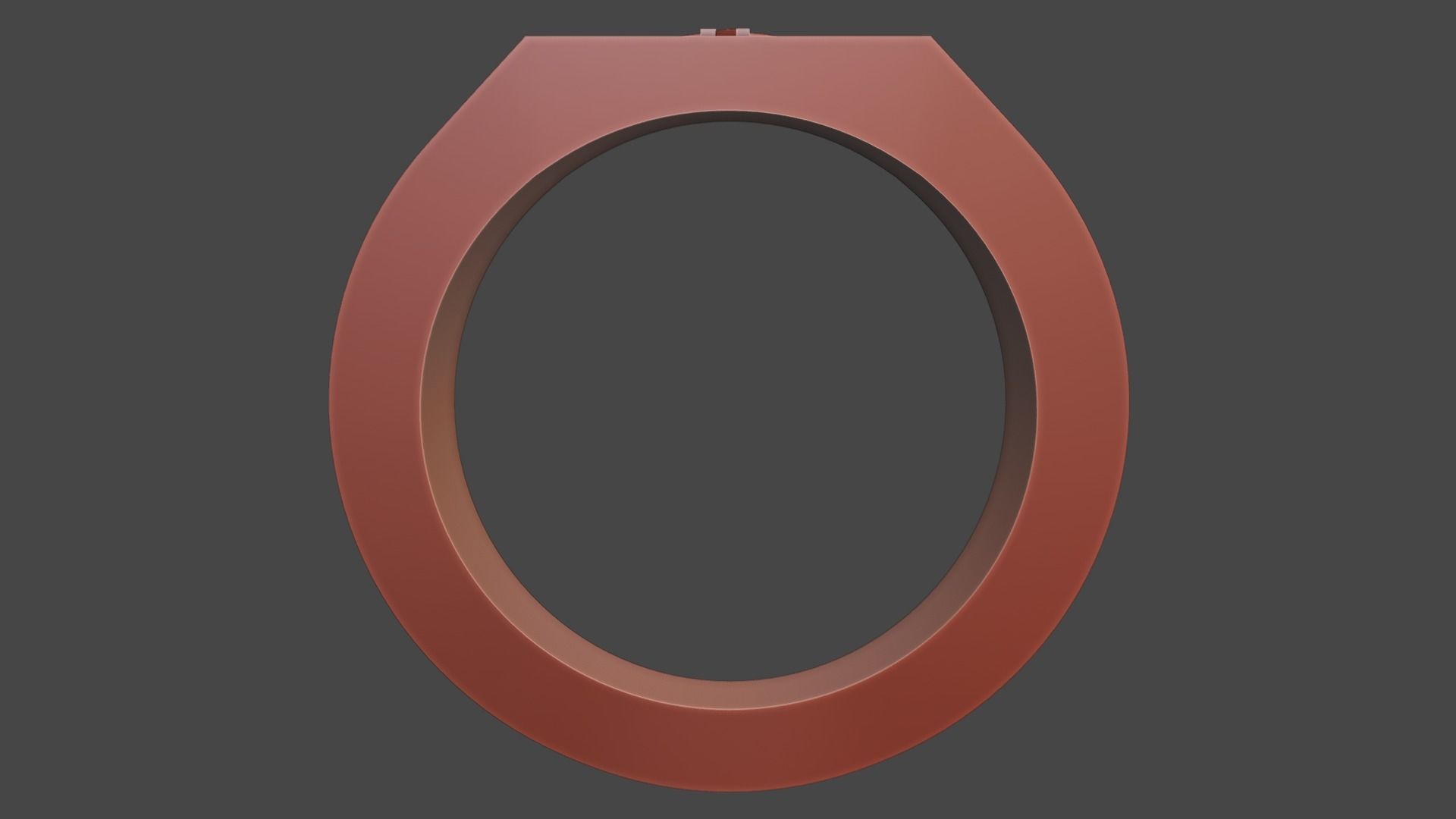 compass ring 3D print model_2
