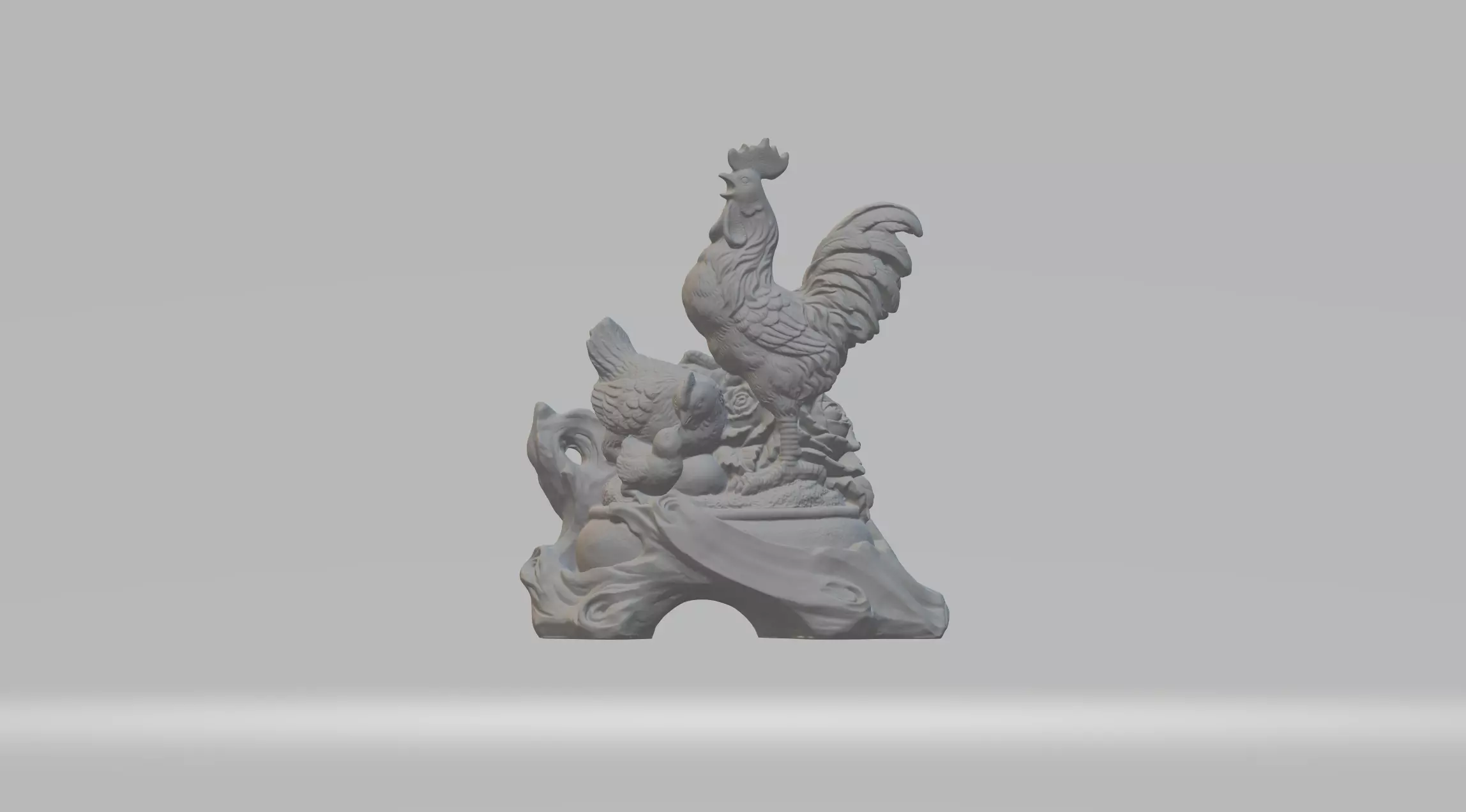 Hen Chick 3D print model