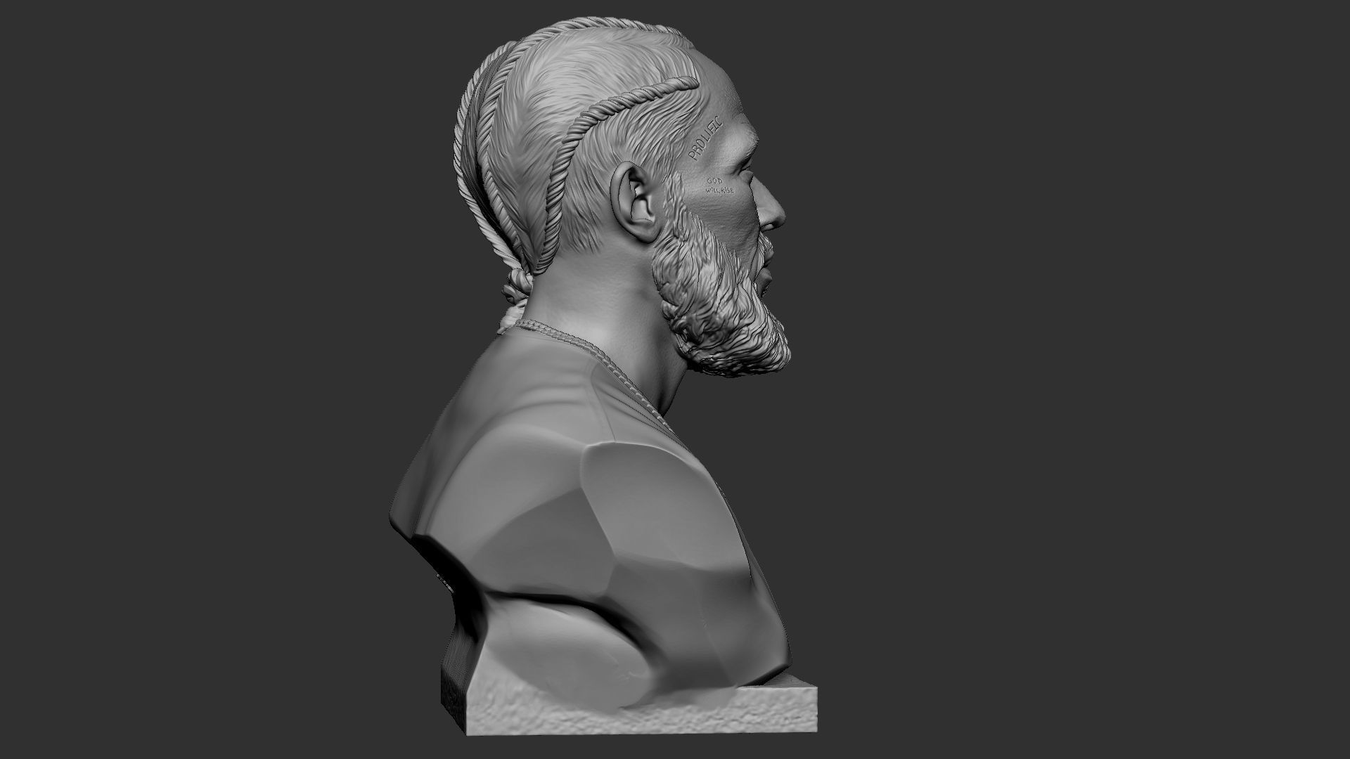 Nipsey Hussle 3D print model_14