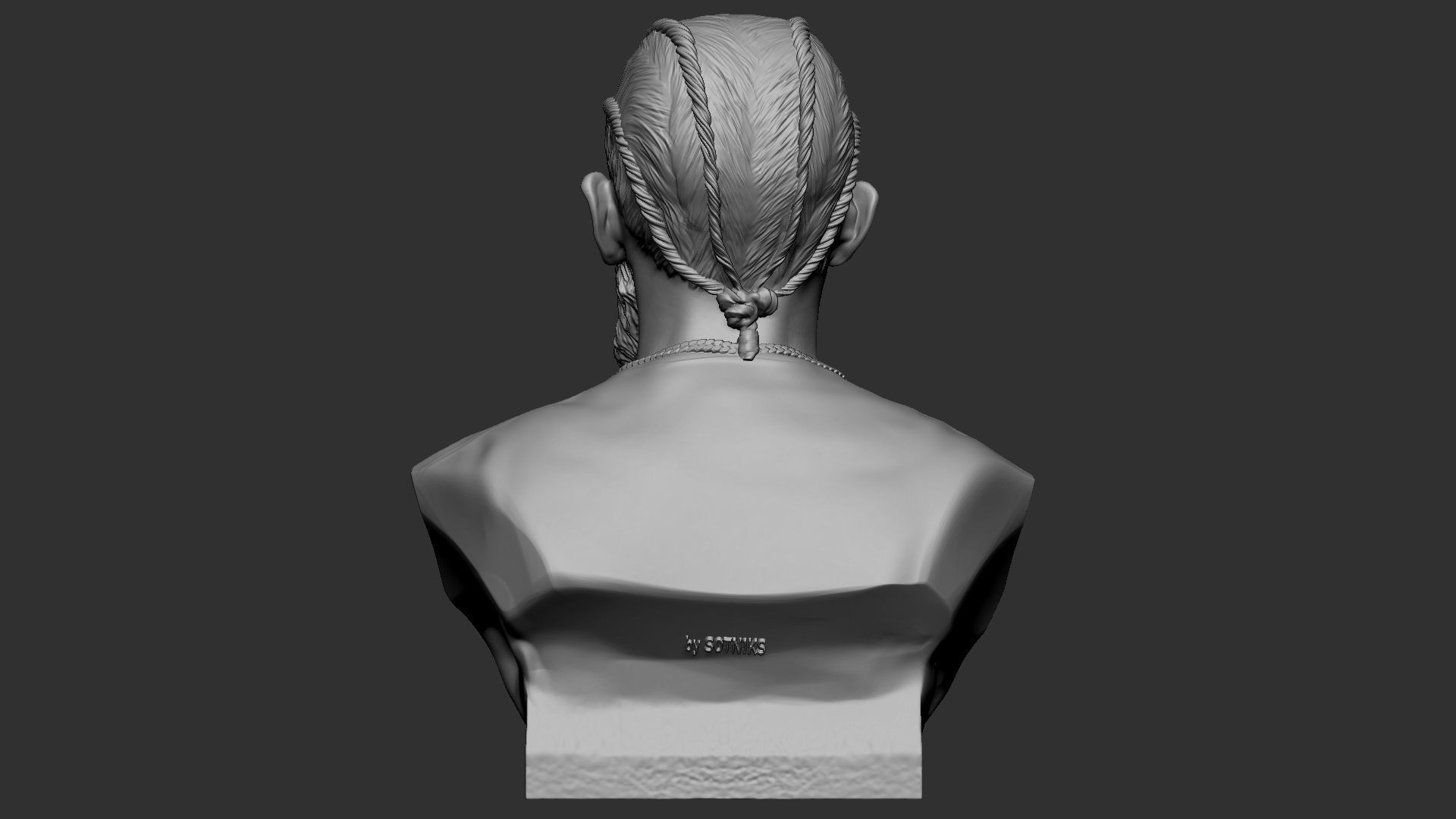 Nipsey Hussle 3D print model_8