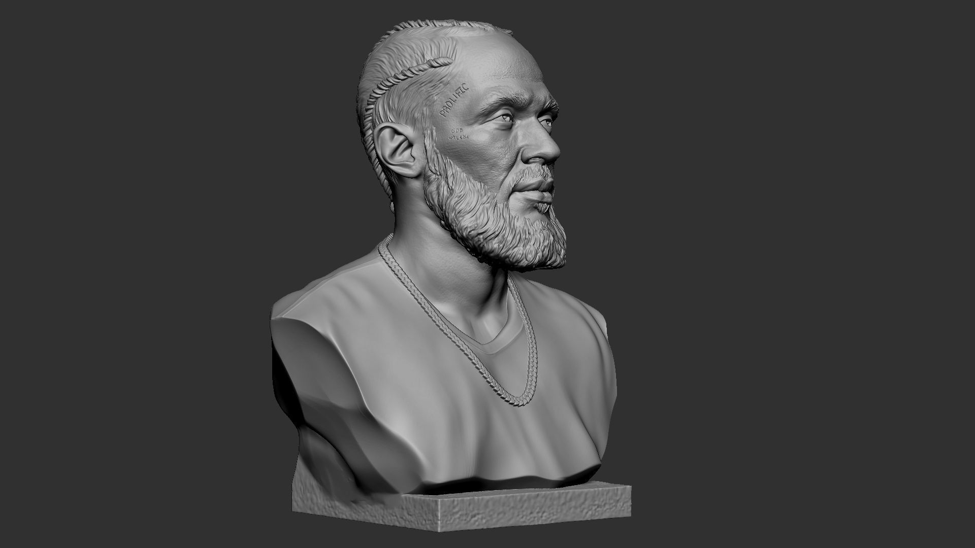 Nipsey Hussle 3D print model_18