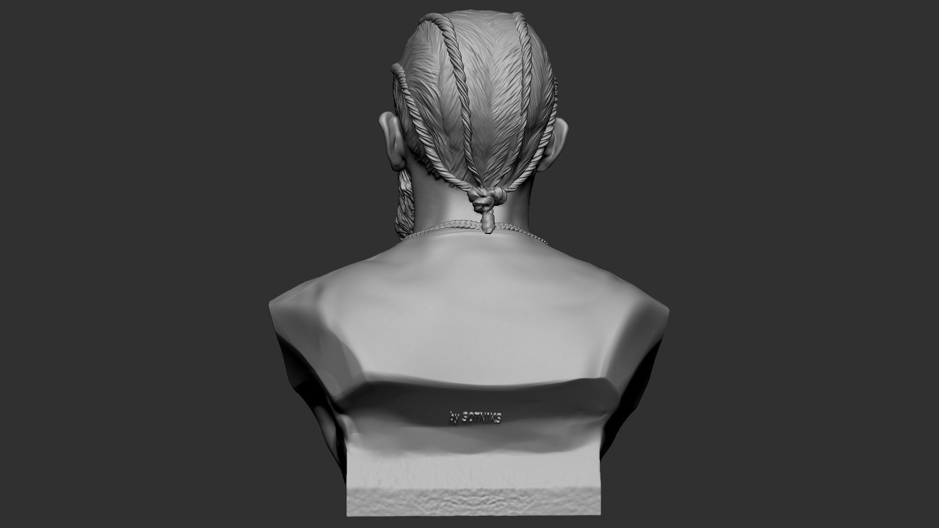 Nipsey Hussle 3D print model_7