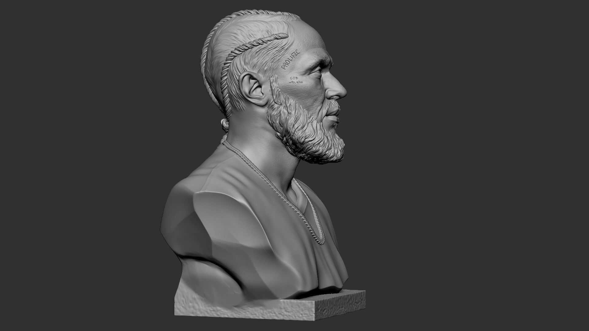 Nipsey Hussle 3D print model_16