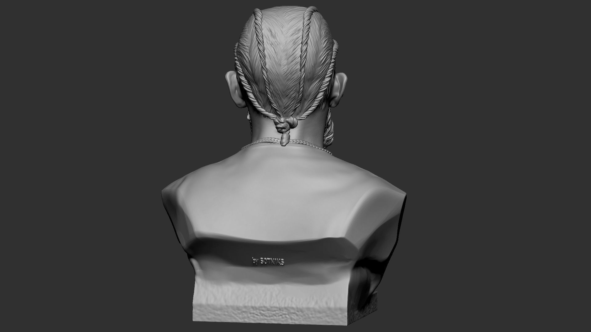 Nipsey Hussle 3D print model_9