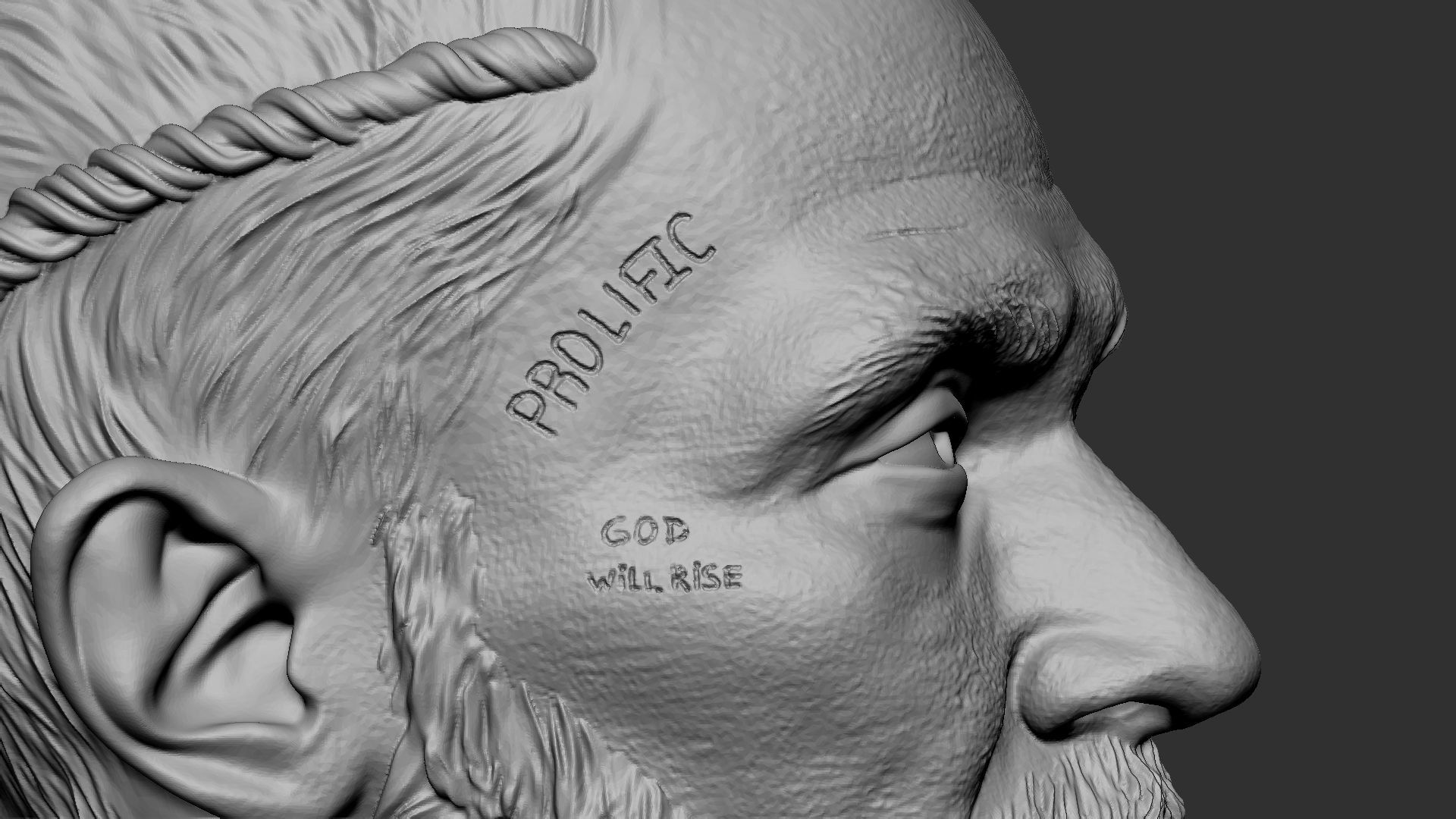 Nipsey Hussle 3D print model_22