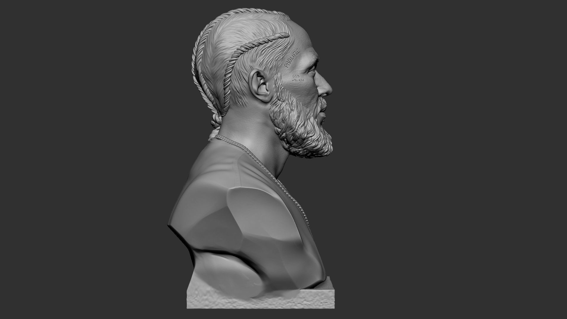 Nipsey Hussle 3D print model_15