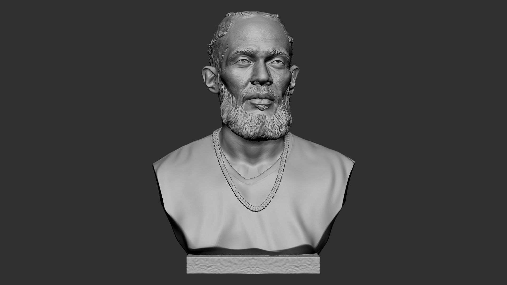 Nipsey Hussle 3D print model_2