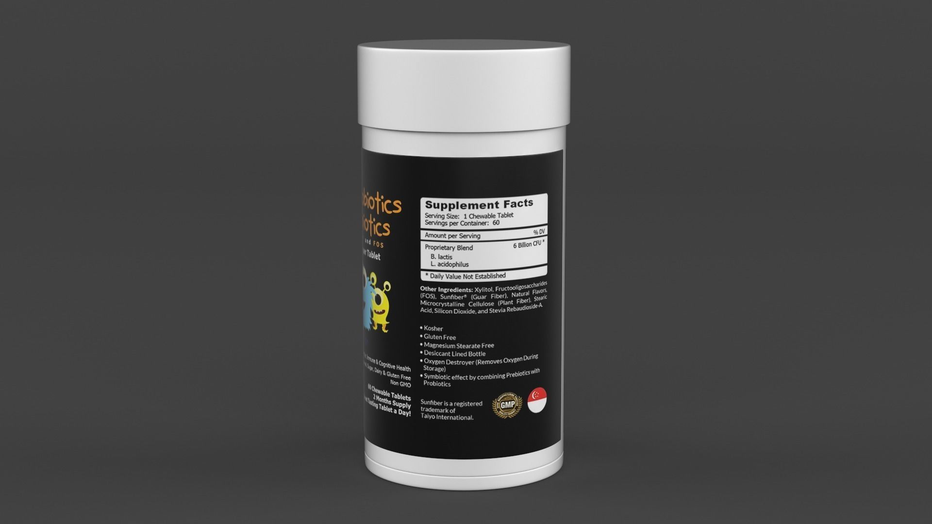 Digestive Supplement 3D model_2