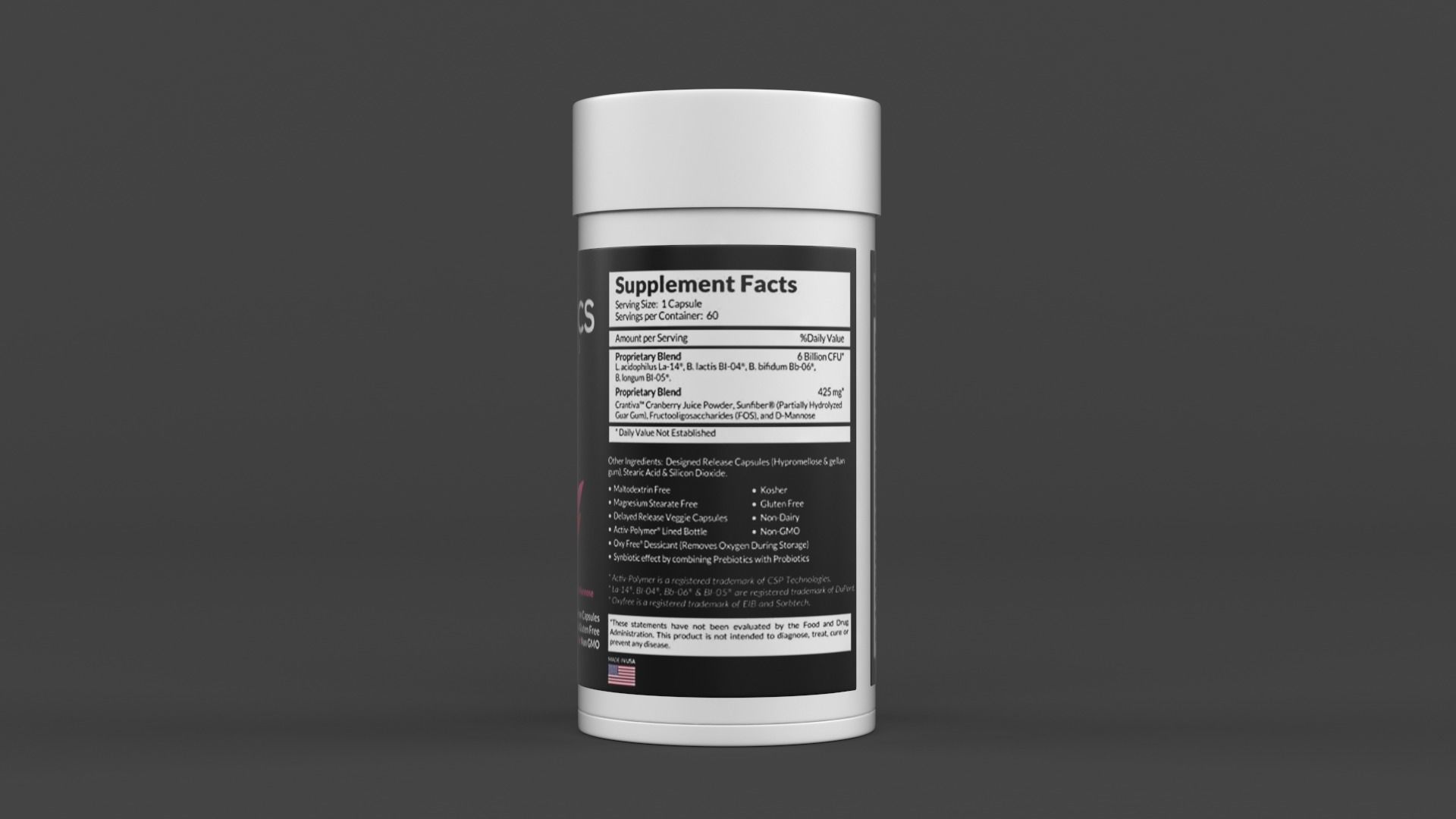 Digestive Supplement 3D model_6