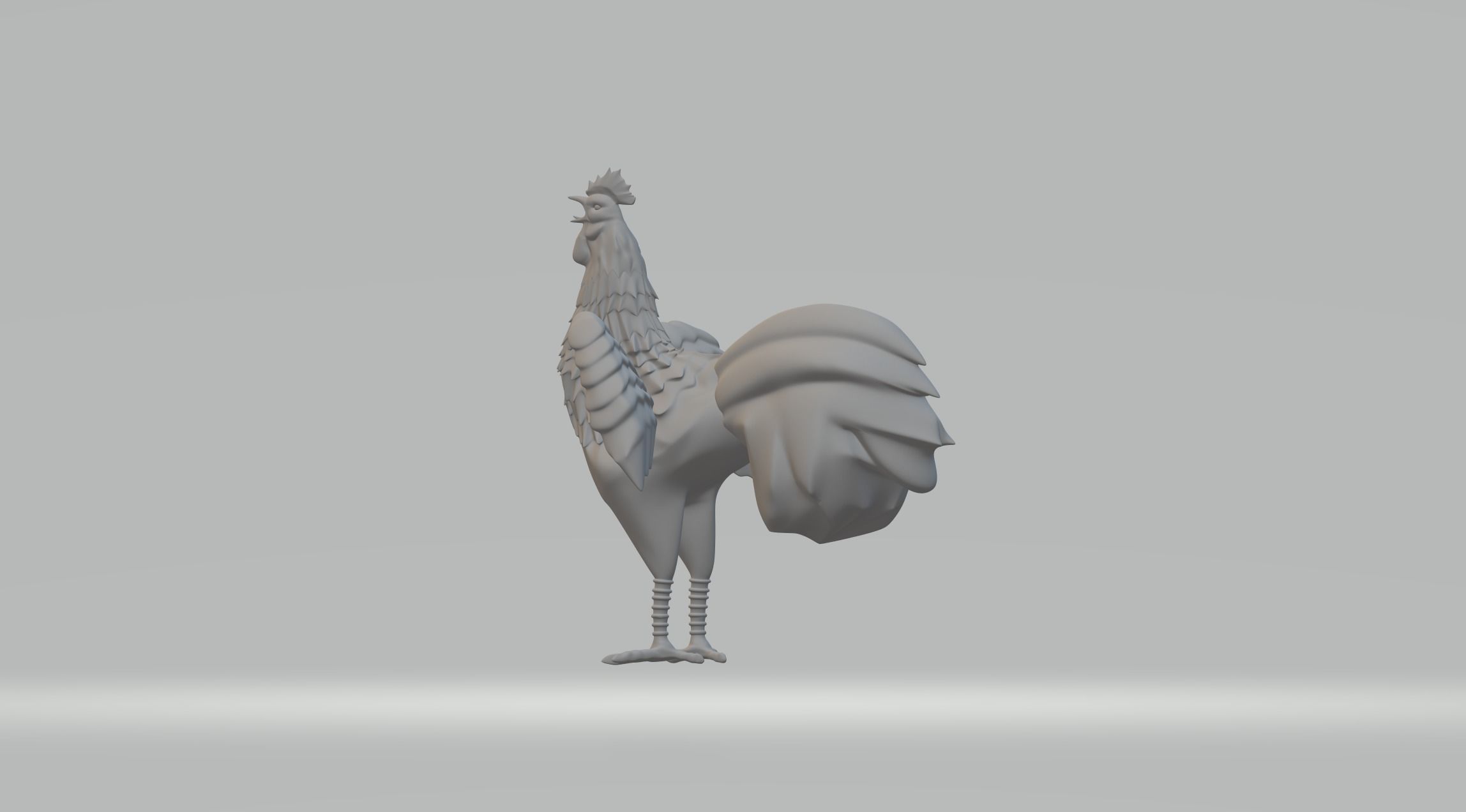 Rooster 3D print model_1