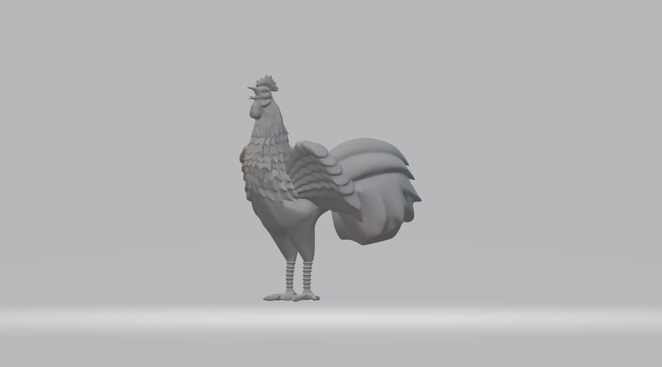 Rooster 3D print model_0