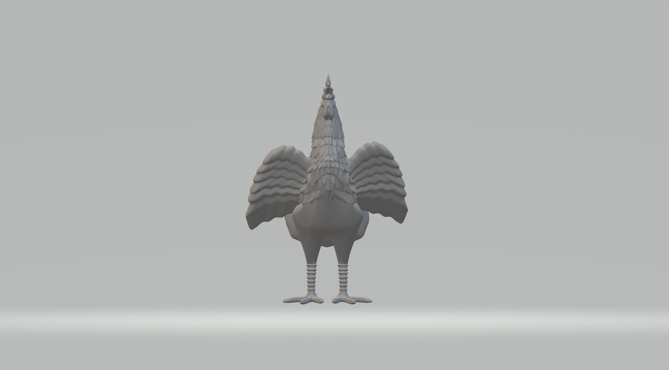 Rooster 3D print model_4