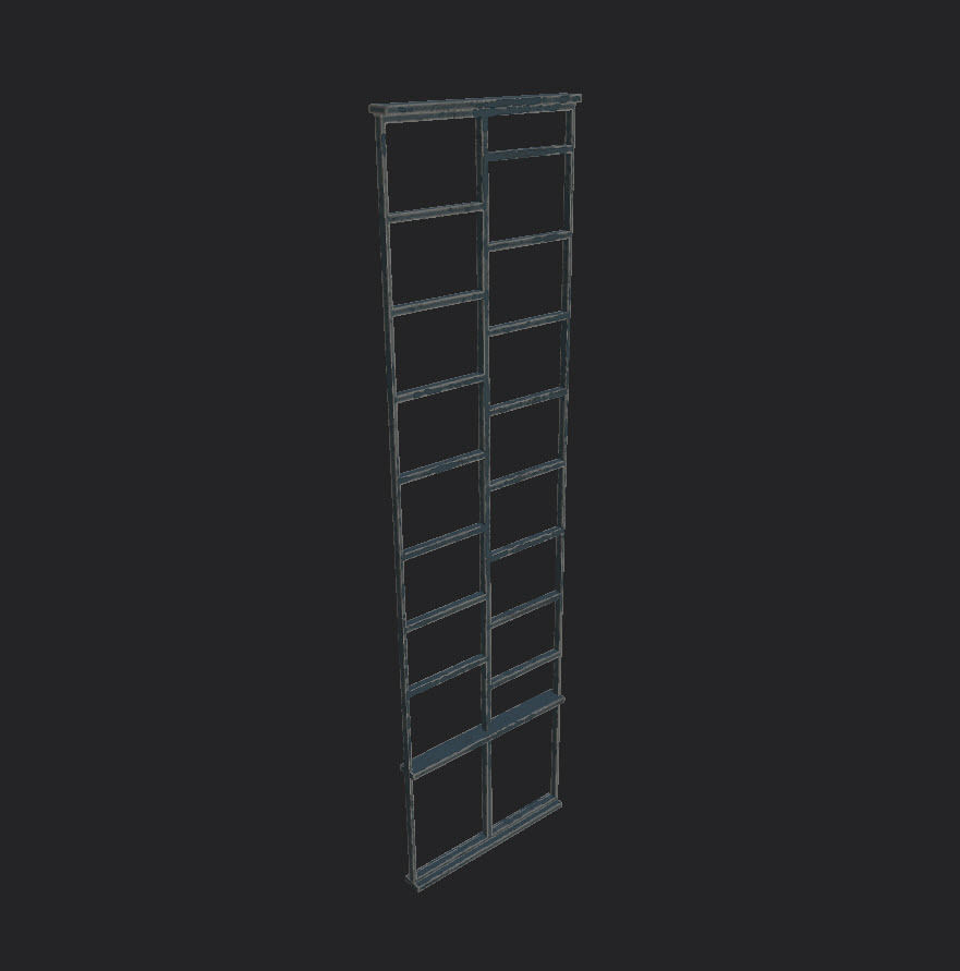 Grills and fences Low-poly 3D model_24