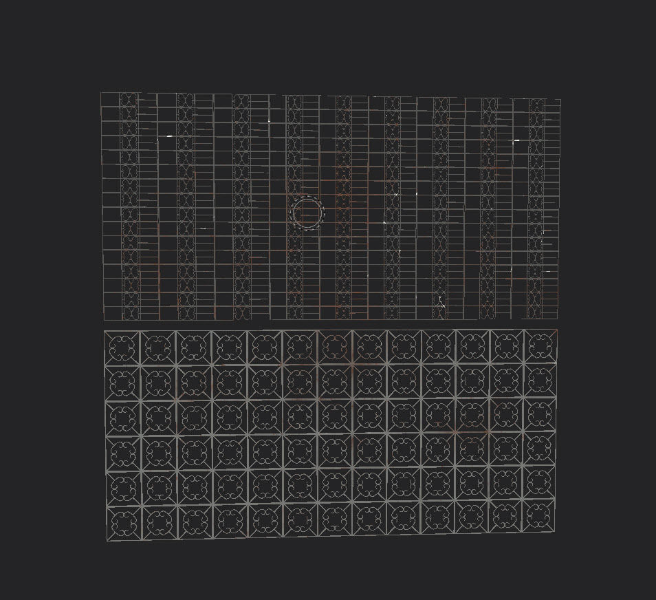 Grills and fences Low-poly 3D model_27