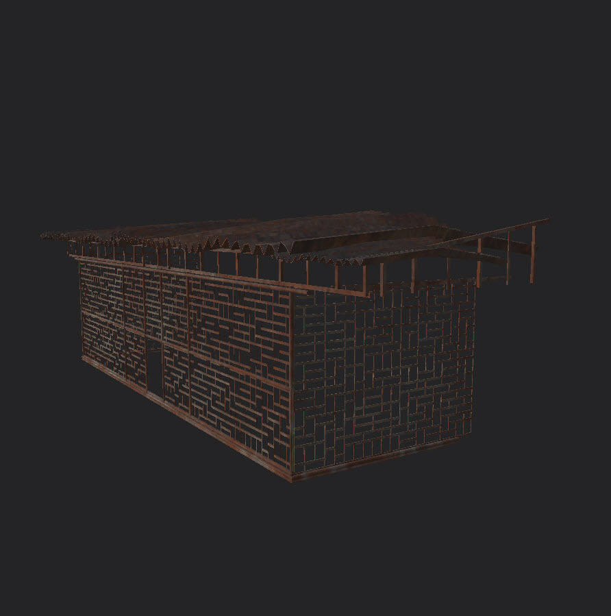 Grills and fences Low-poly 3D model_31