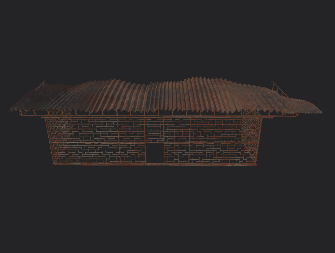 Grills and fences Low-poly 3D model_30