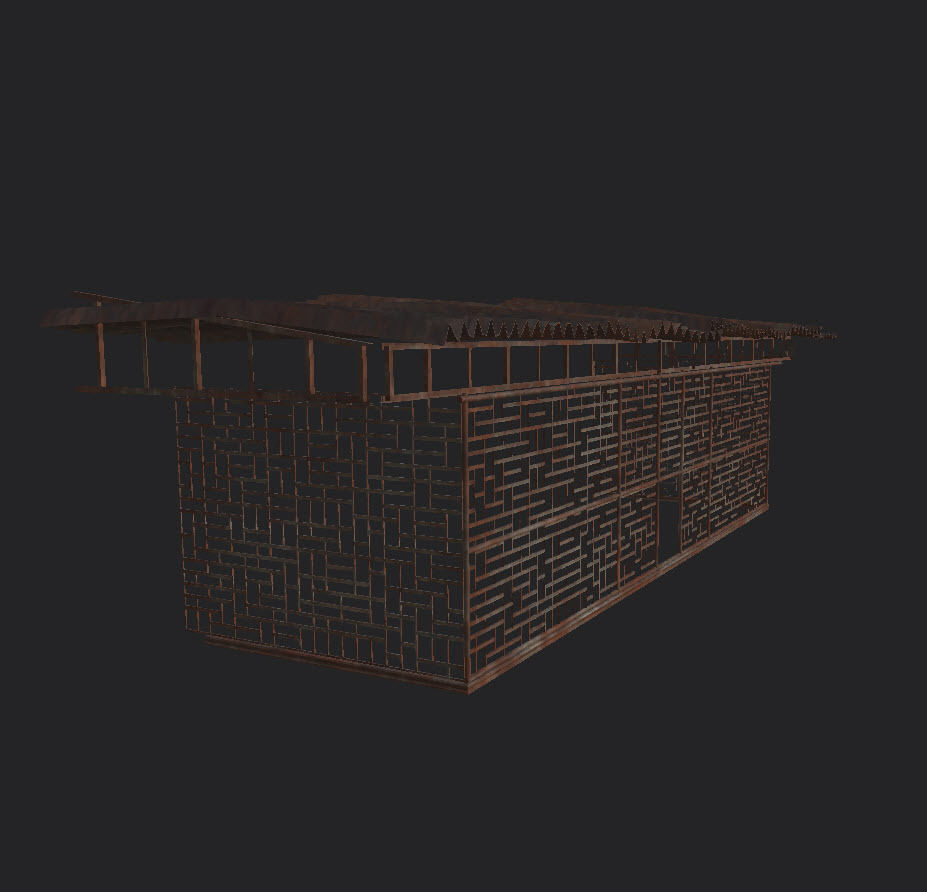 Grills and fences Low-poly 3D model_29