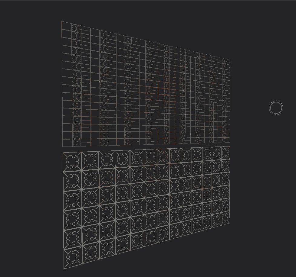 Grills and fences Low-poly 3D model_26