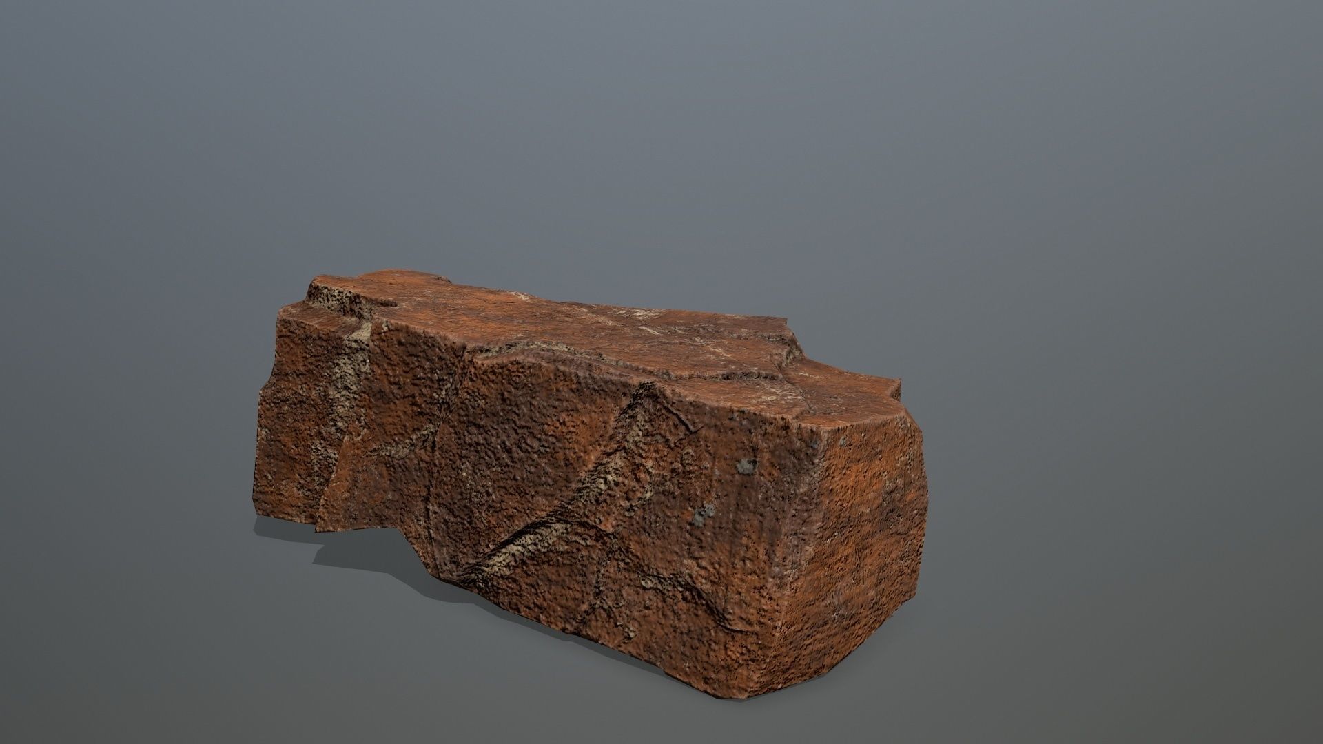 Rock Set 8 Low-poly 3D model_9