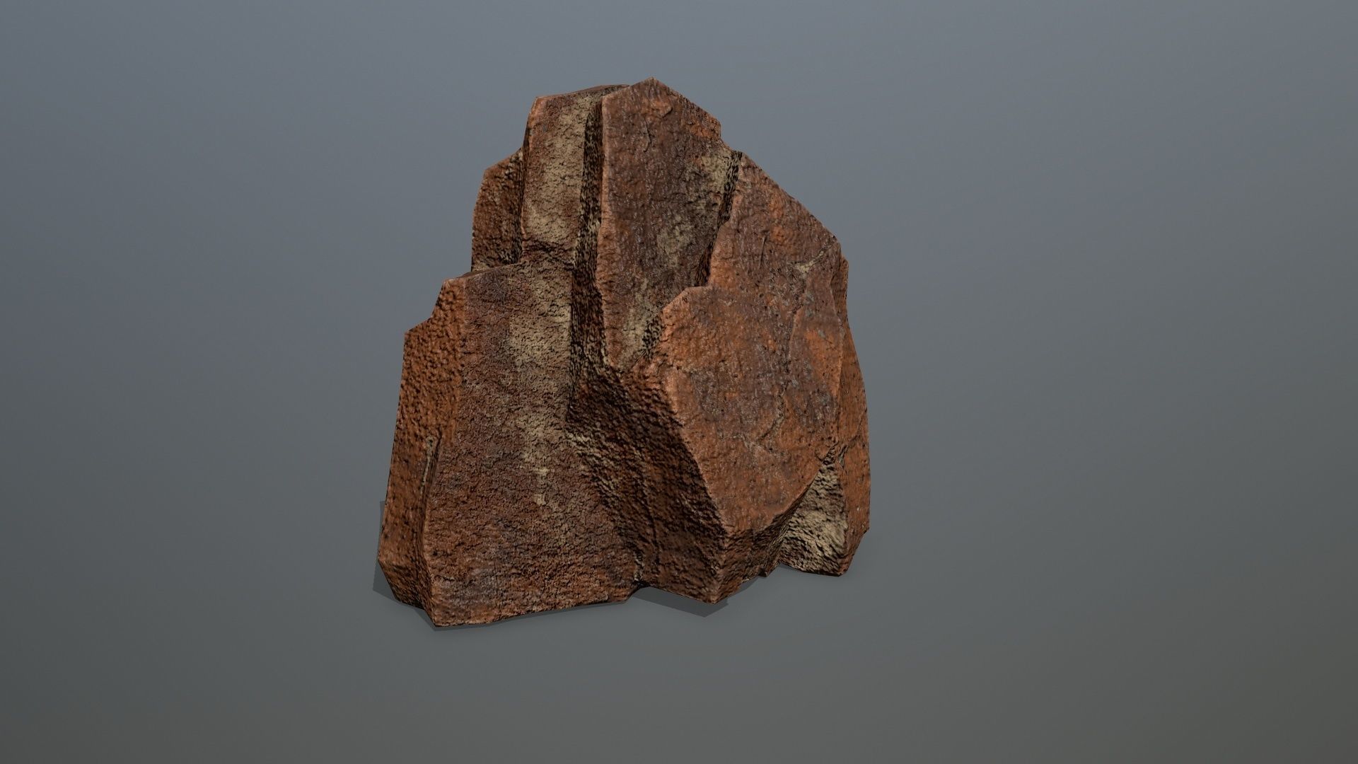 Rock Set 8 Low-poly 3D model_10