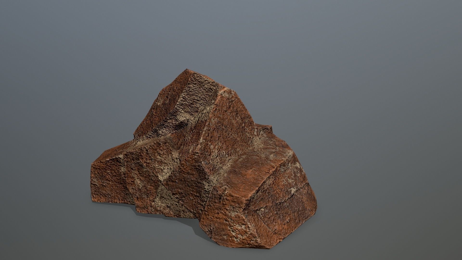 Rock Set 8 Low-poly 3D model_12