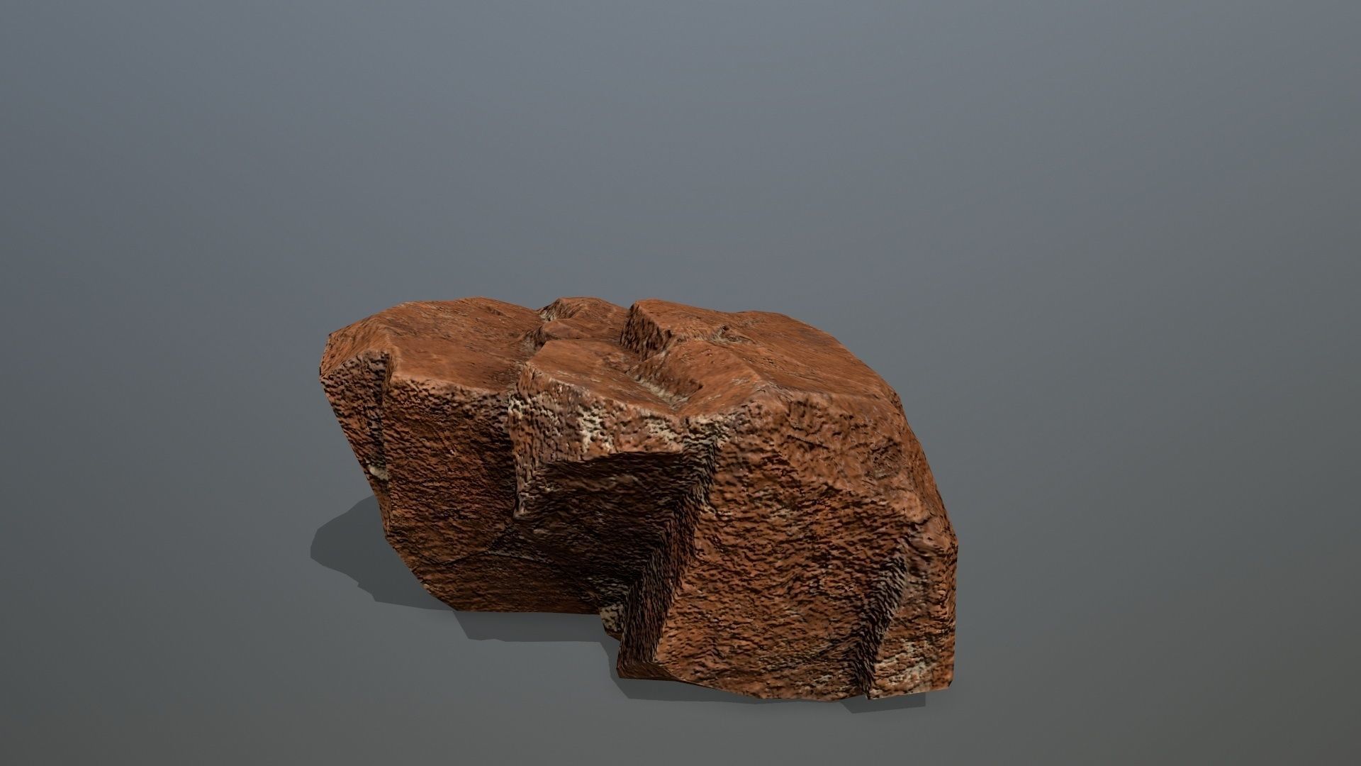 Rock Set 8 Low-poly 3D model_13