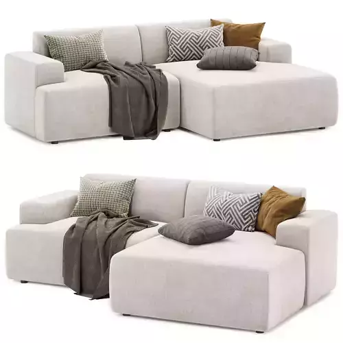 2 piece Hoekbank Melva corner sofa