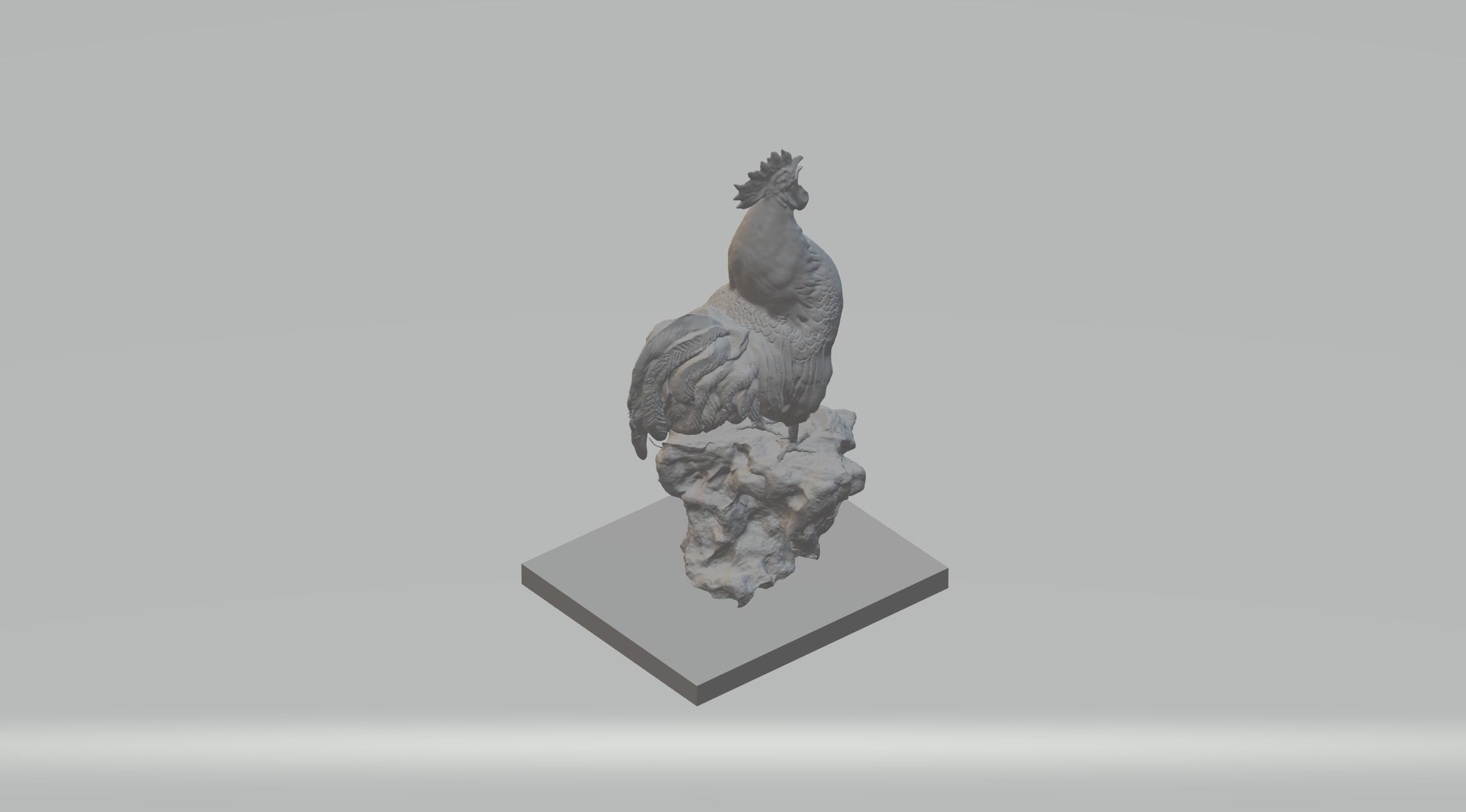 Rooster 3D print model_4