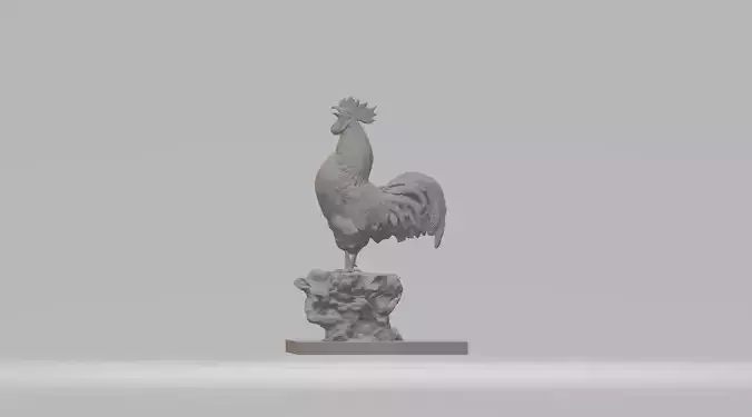 Rooster 3D print model