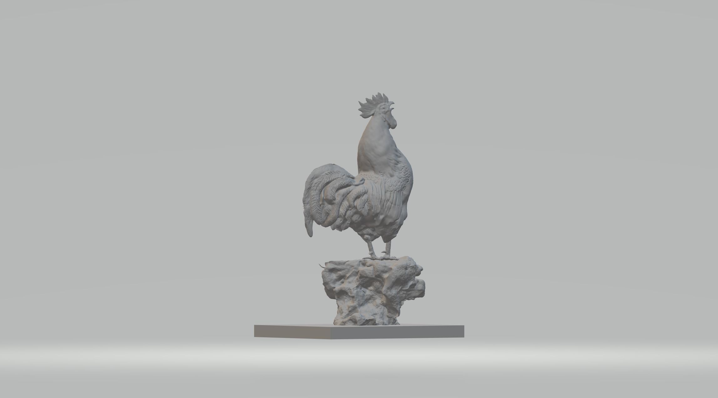Rooster 3D print model_2
