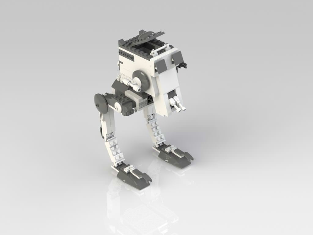 LEGO STAR WARS 7657 3D model_7