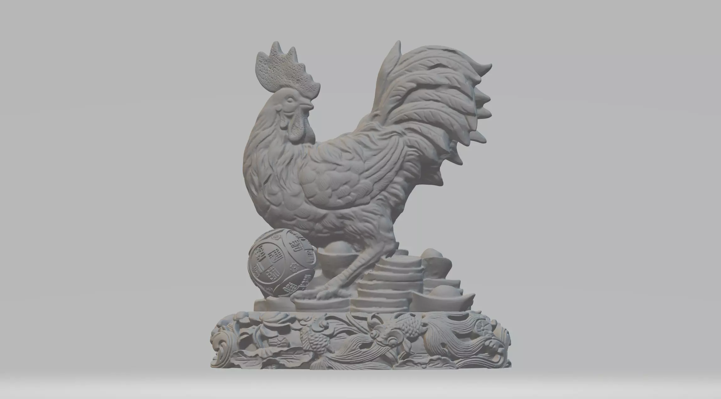 Lucky Rooster - Chicken 3D print model_0