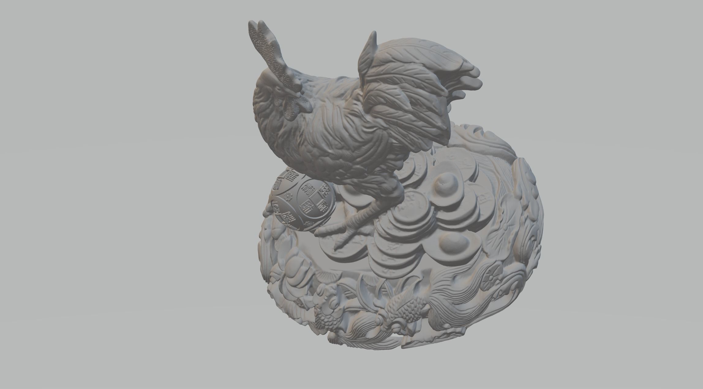 Lucky Rooster - Chicken 3D print model_4