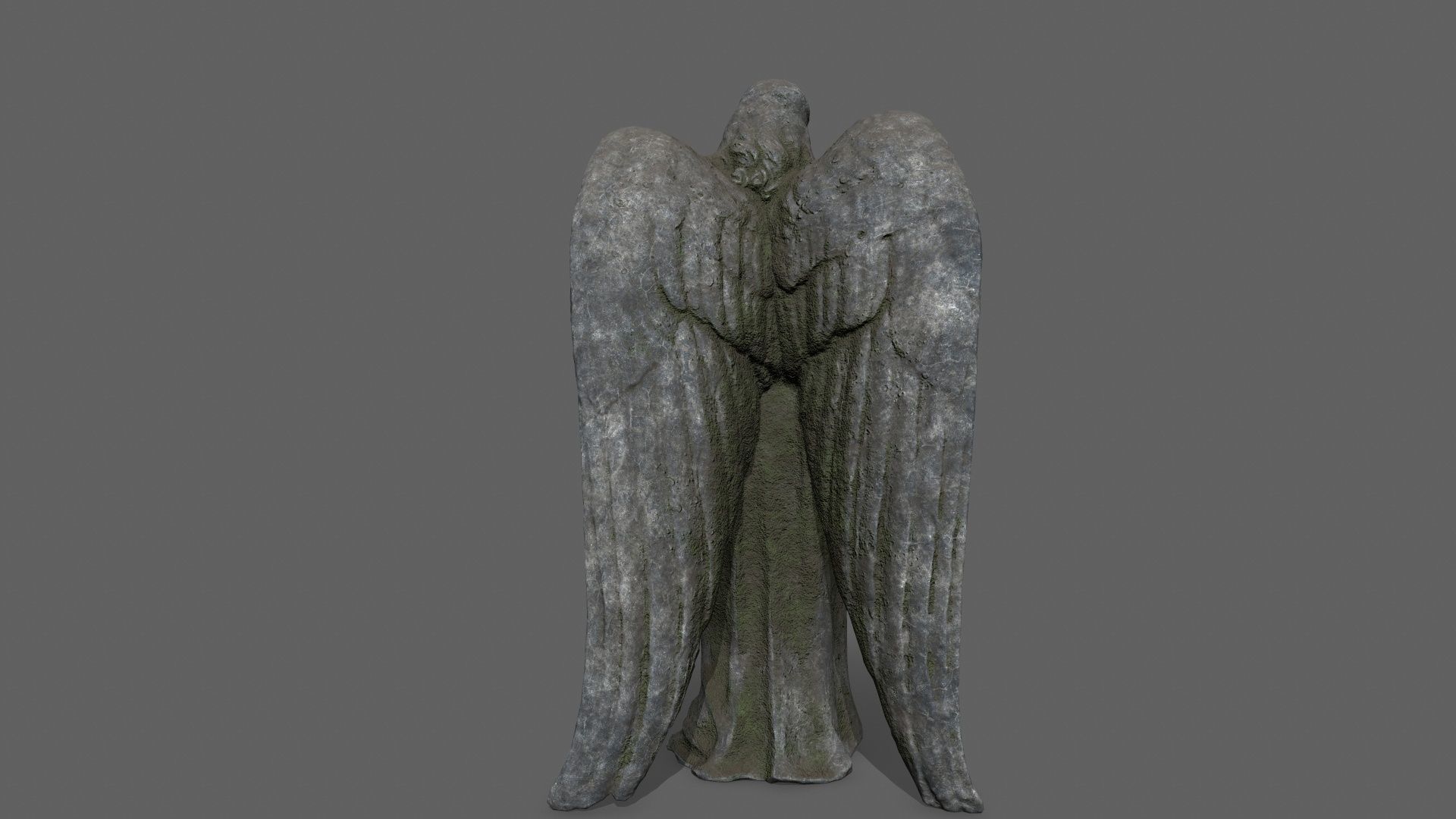 Angel 12 Low-poly 3D model_4