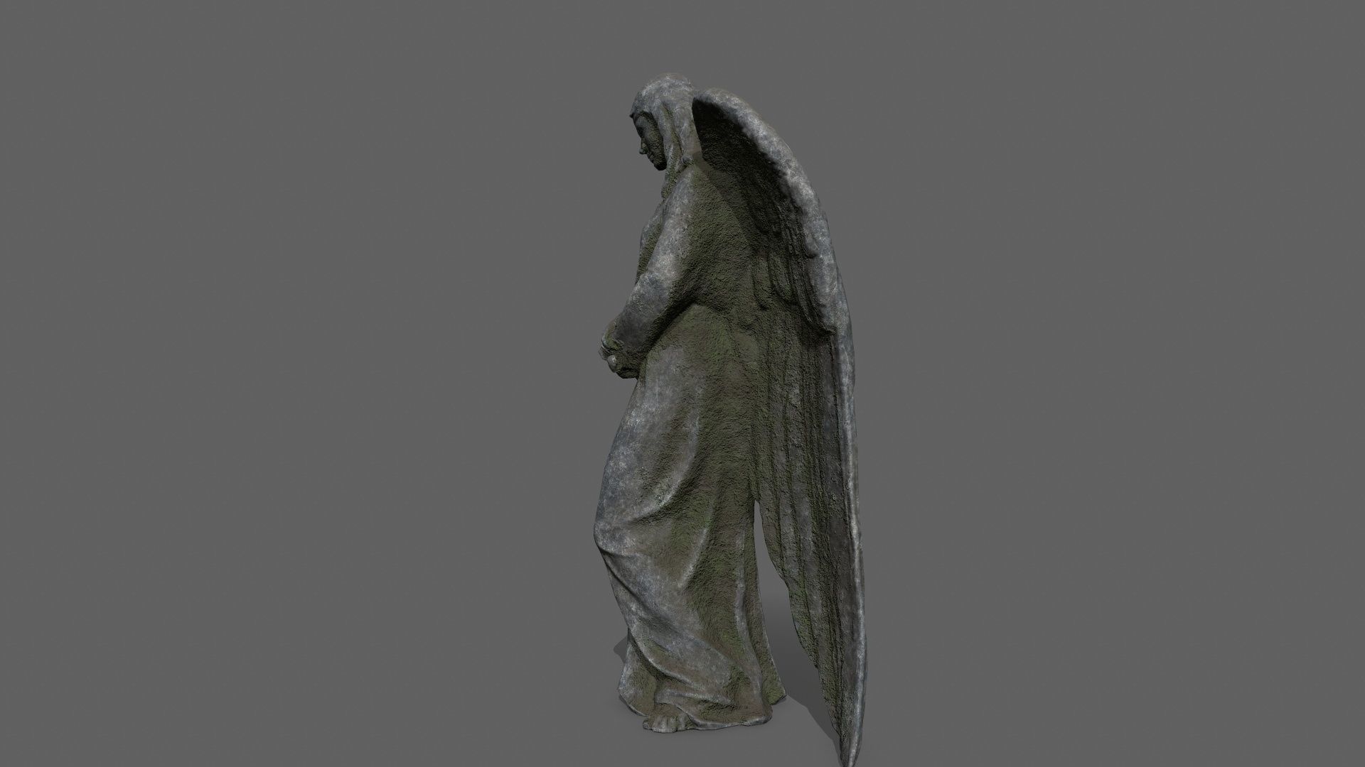 Angel 12 Low-poly 3D model_3
