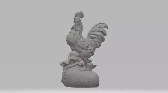 Lucky Rooster 3D print model