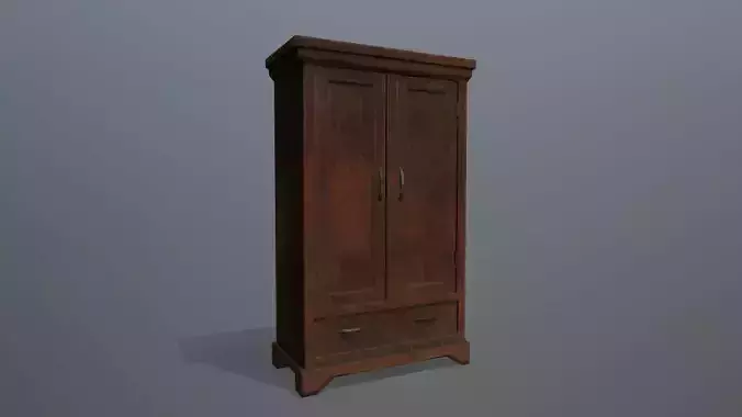 Cabinet 1 tall wooden