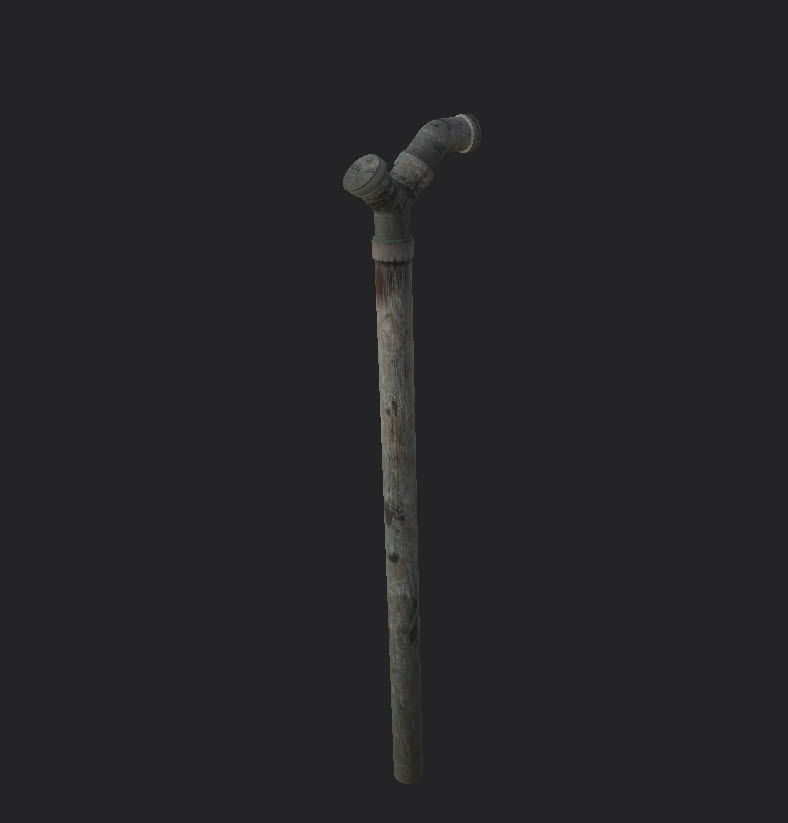 Sewage pipes Free low-poly 3D model_2