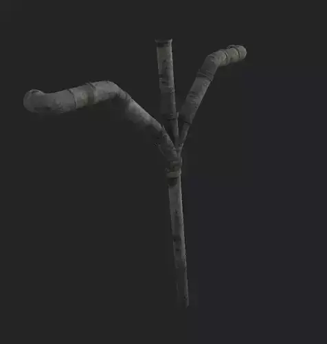 Sewage pipes Free low-poly 3D model