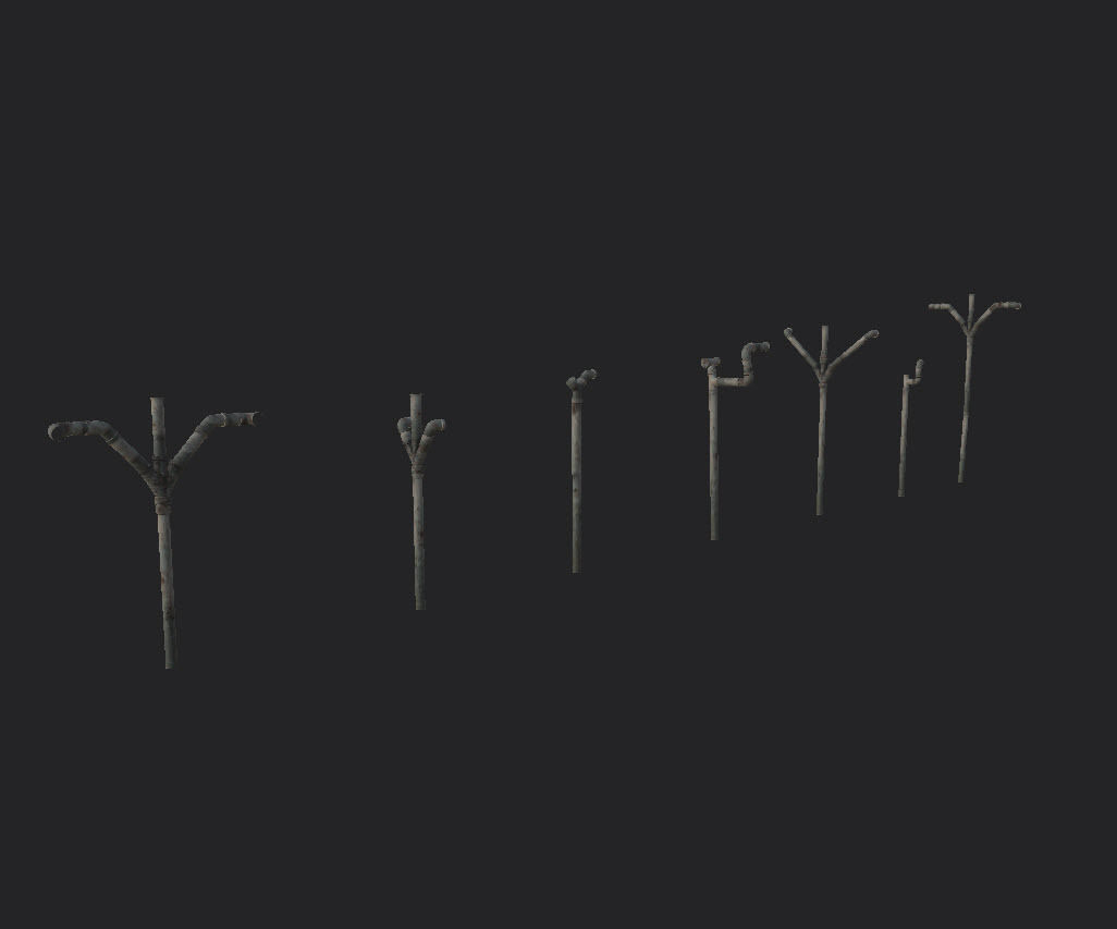 Sewage pipes Free low-poly 3D model_7